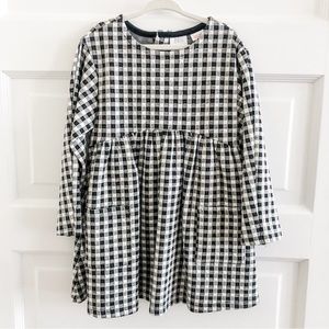 Zara textured plaid dress